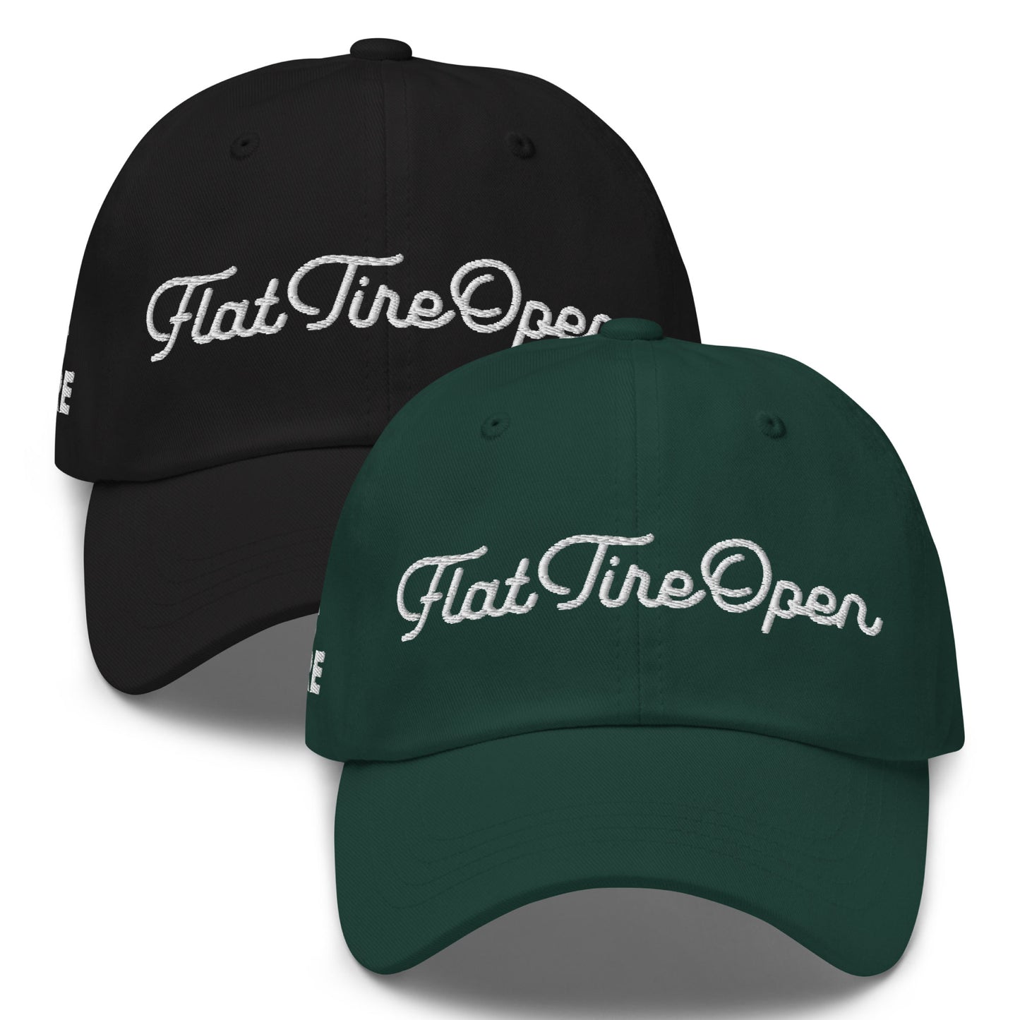 Flat Tire Open: Adjustable Hat / Script Logo