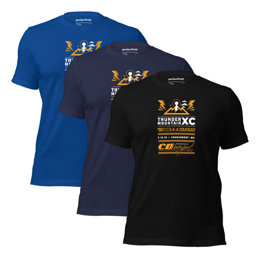 Race Day XC: Unisex T-shirt / Thunder Mountain XC