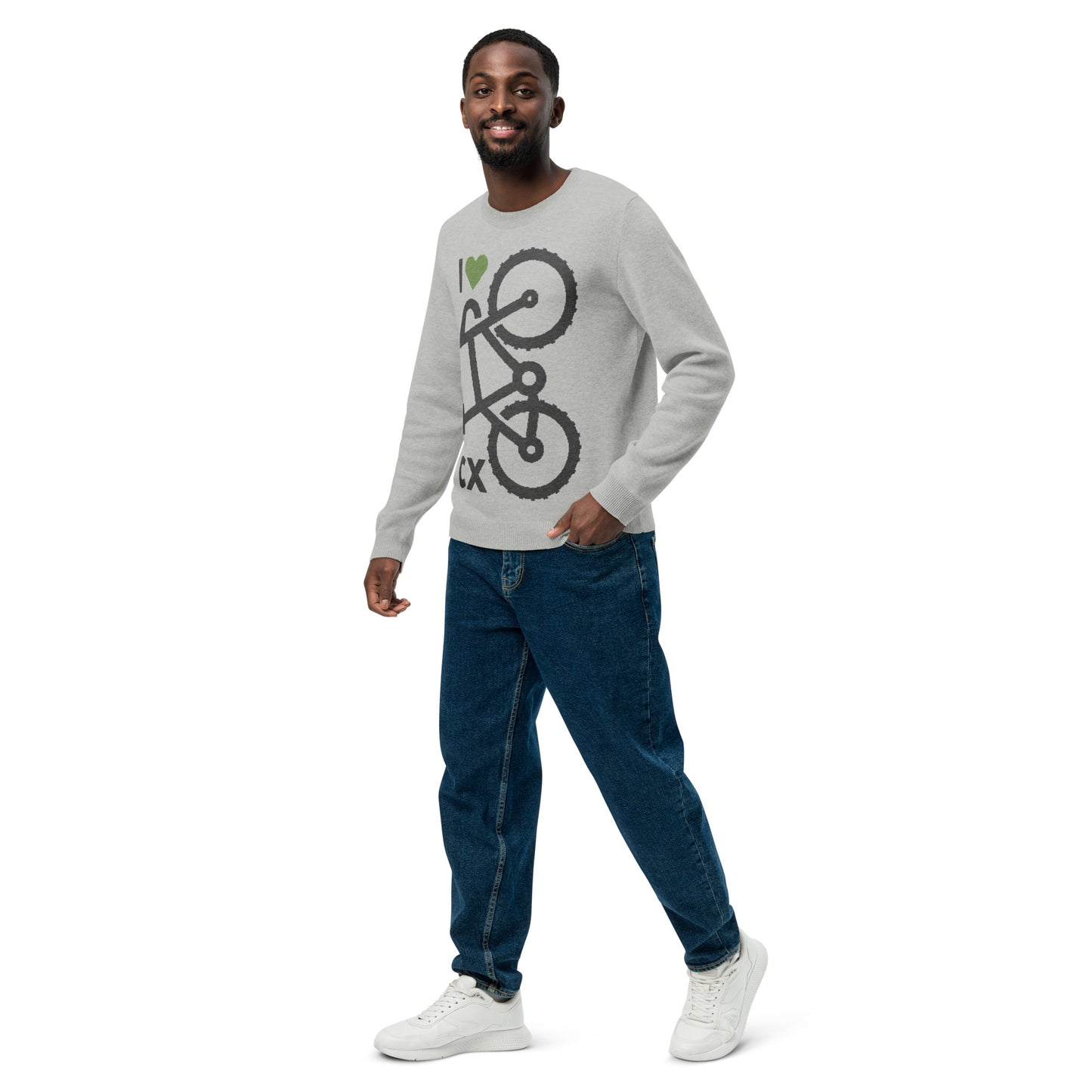 I π CX: Knitted Sweater / Grey