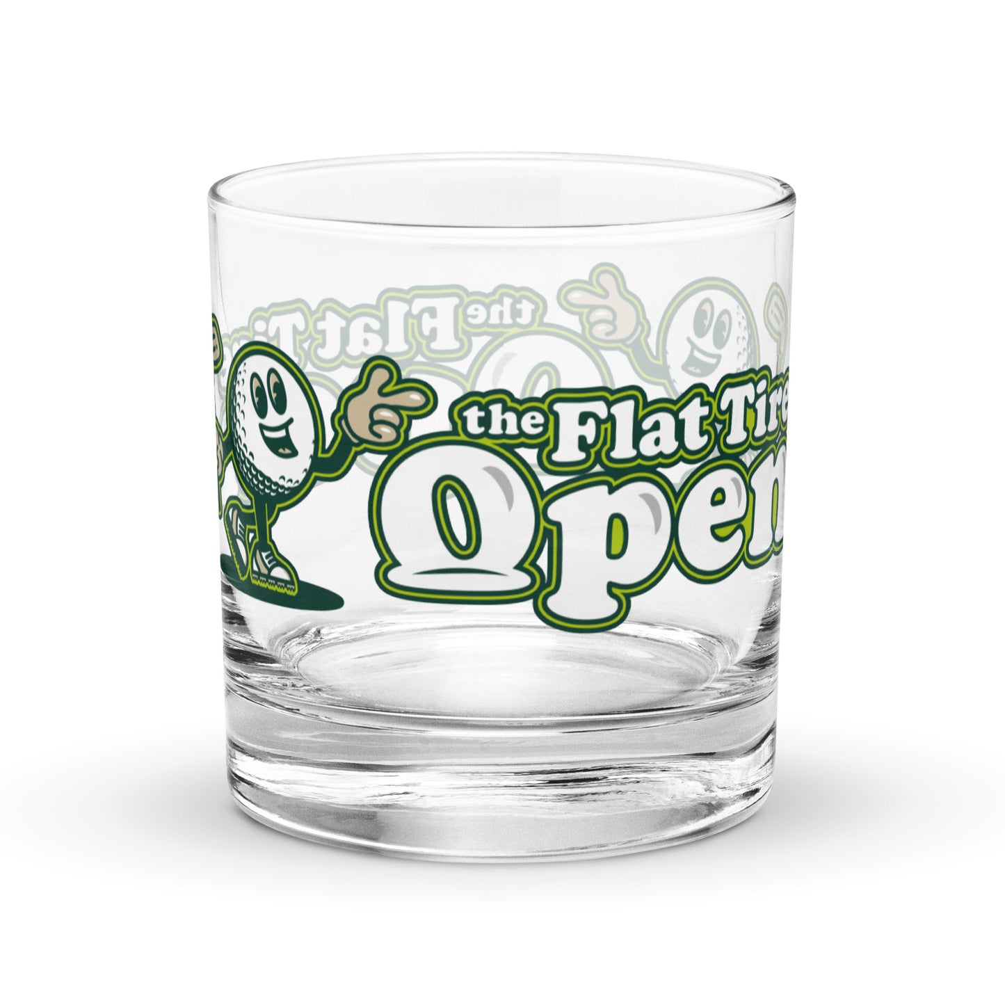 Flat Tire Open: Rocks Glass