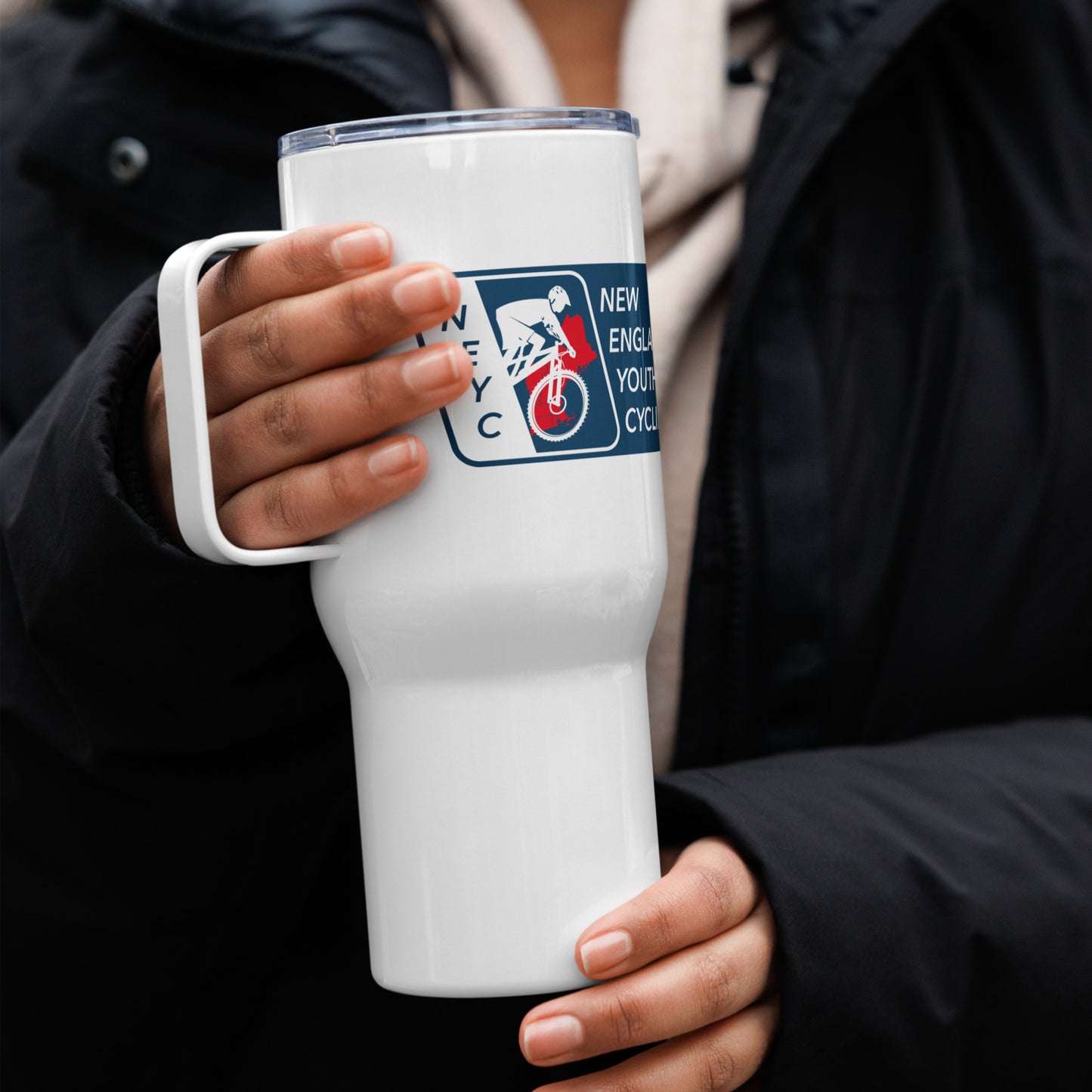 NEYC: Travel Mug w/ Handle
