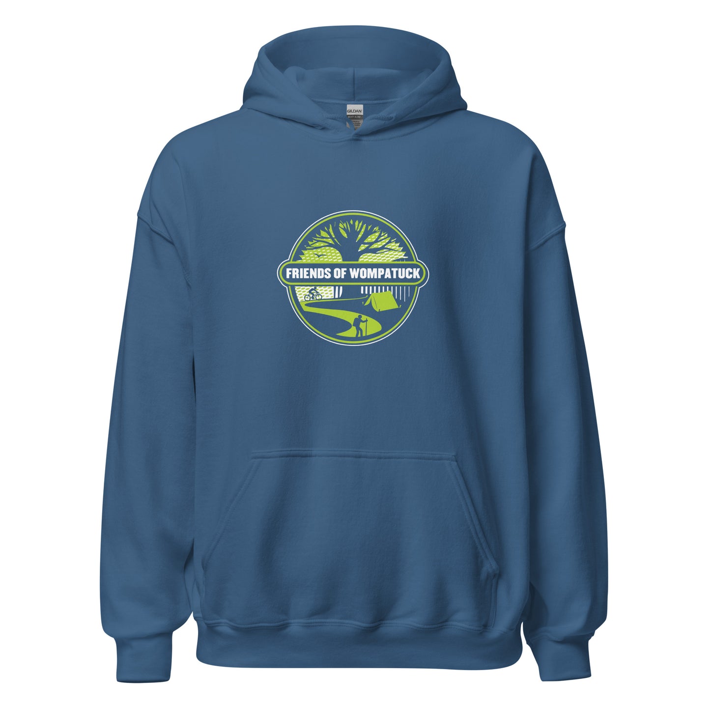 FOW: Unisex Hoodie / Green Logo w/ Dark Hoodie