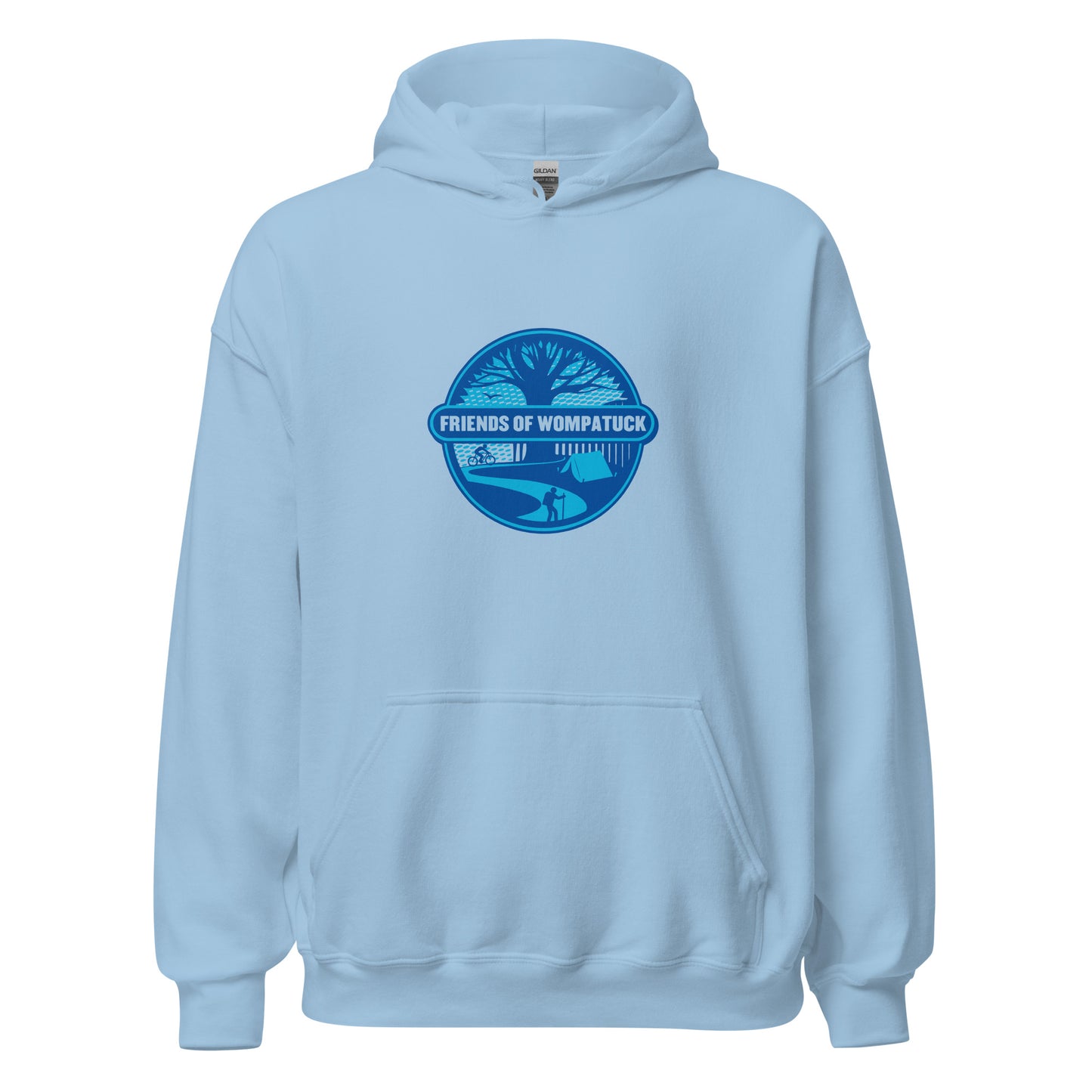FOW: Unisex Hoodie / Blue Logo w/ Light Hoodie
