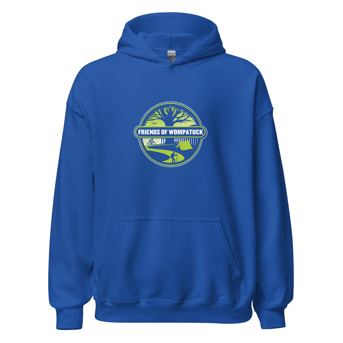 FOW: Unisex Hoodie / Green Logo w/ Dark Hoodie
