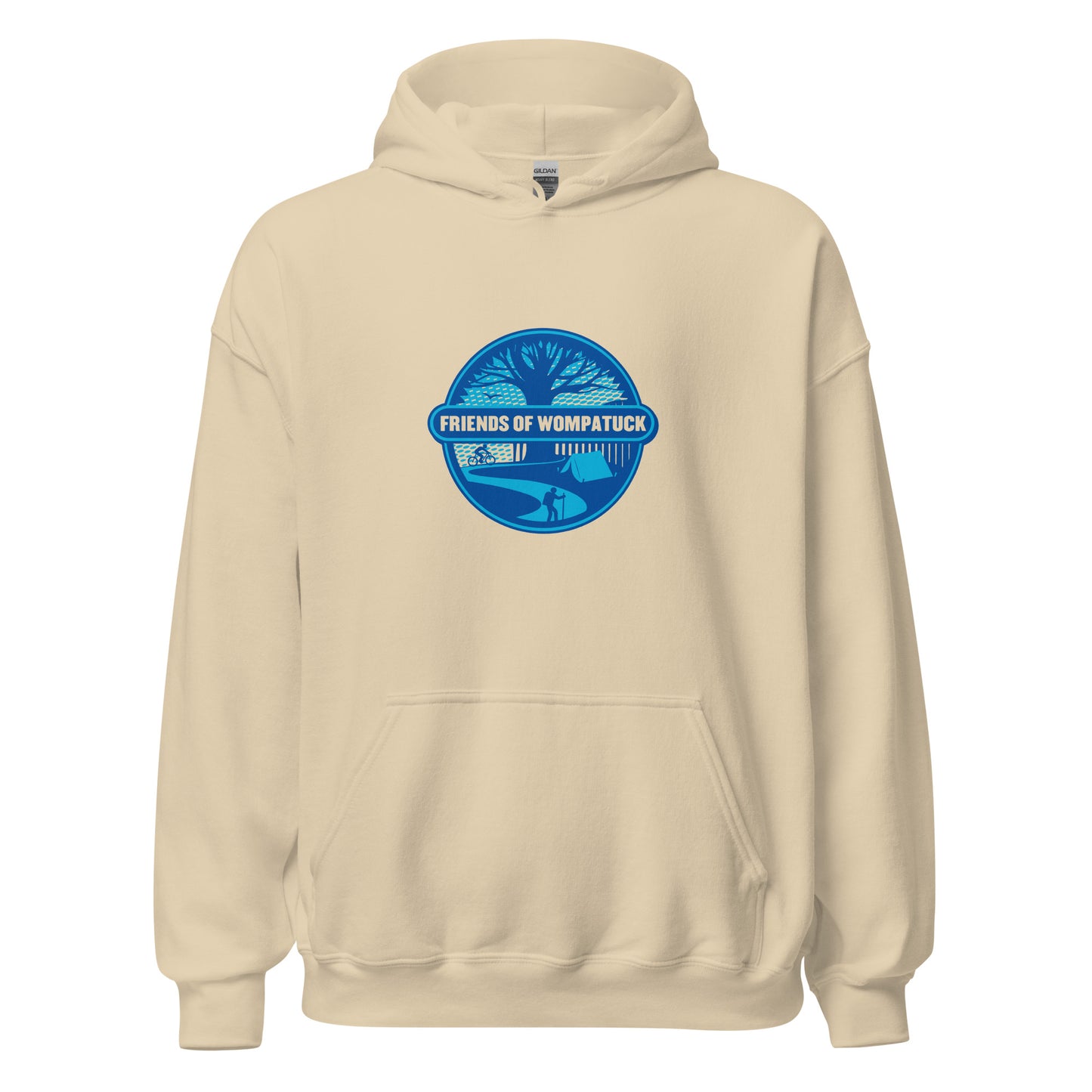 FOW: Unisex Hoodie / Blue Logo w/ Light Hoodie