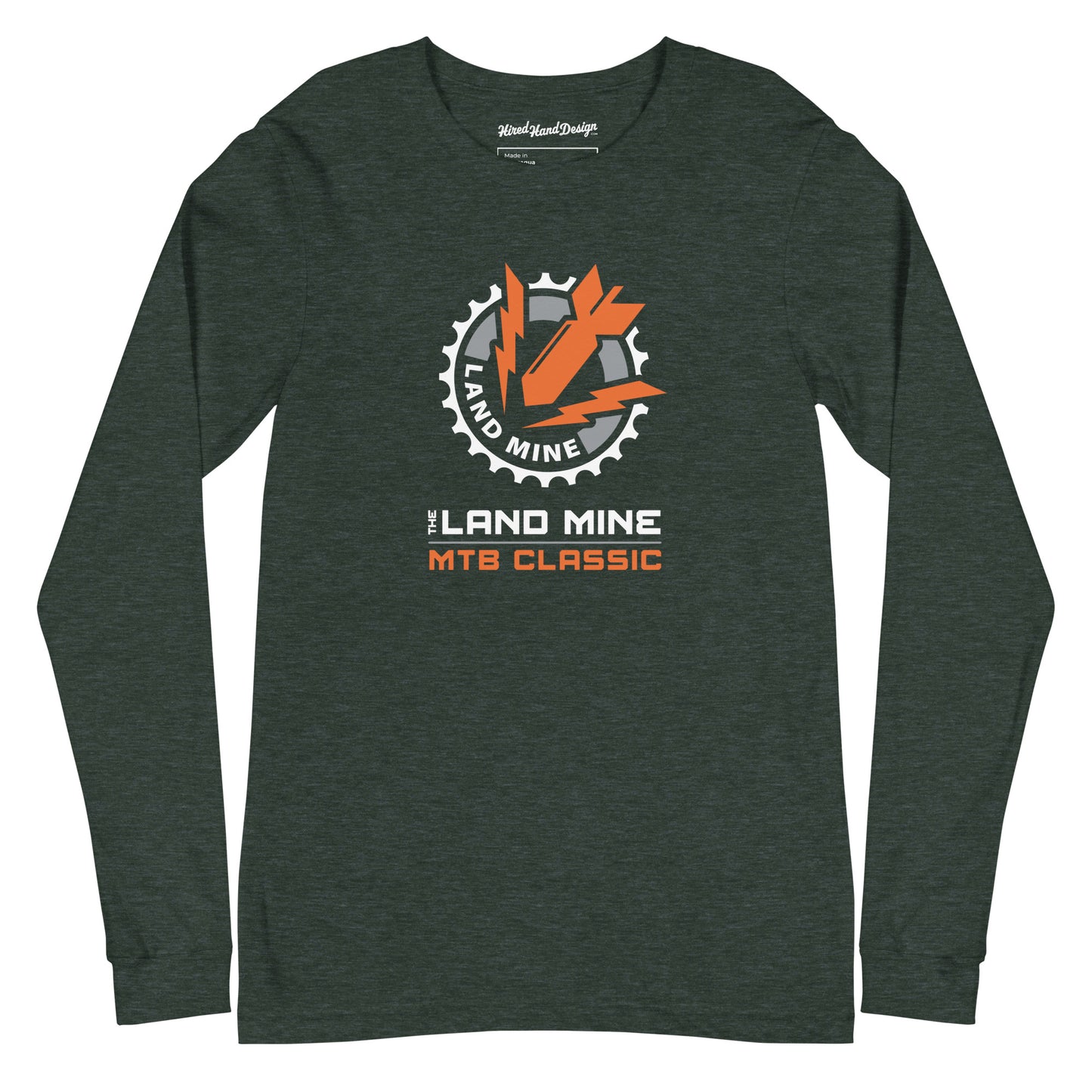 LandmineMTB: Unisex Long Sleeve Tee / Classic Logo / Dark