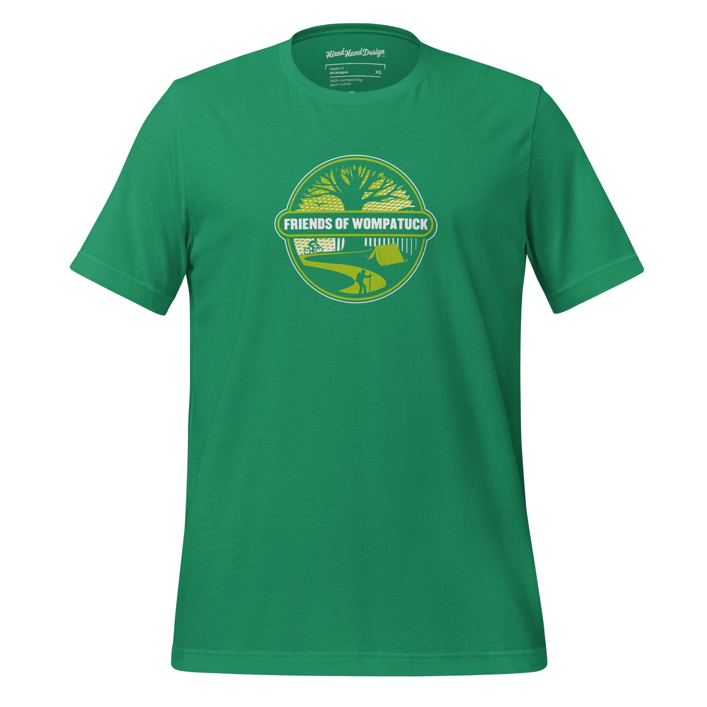 FOW: Unisex T-shirt / Green Logo w/ Dark Tee