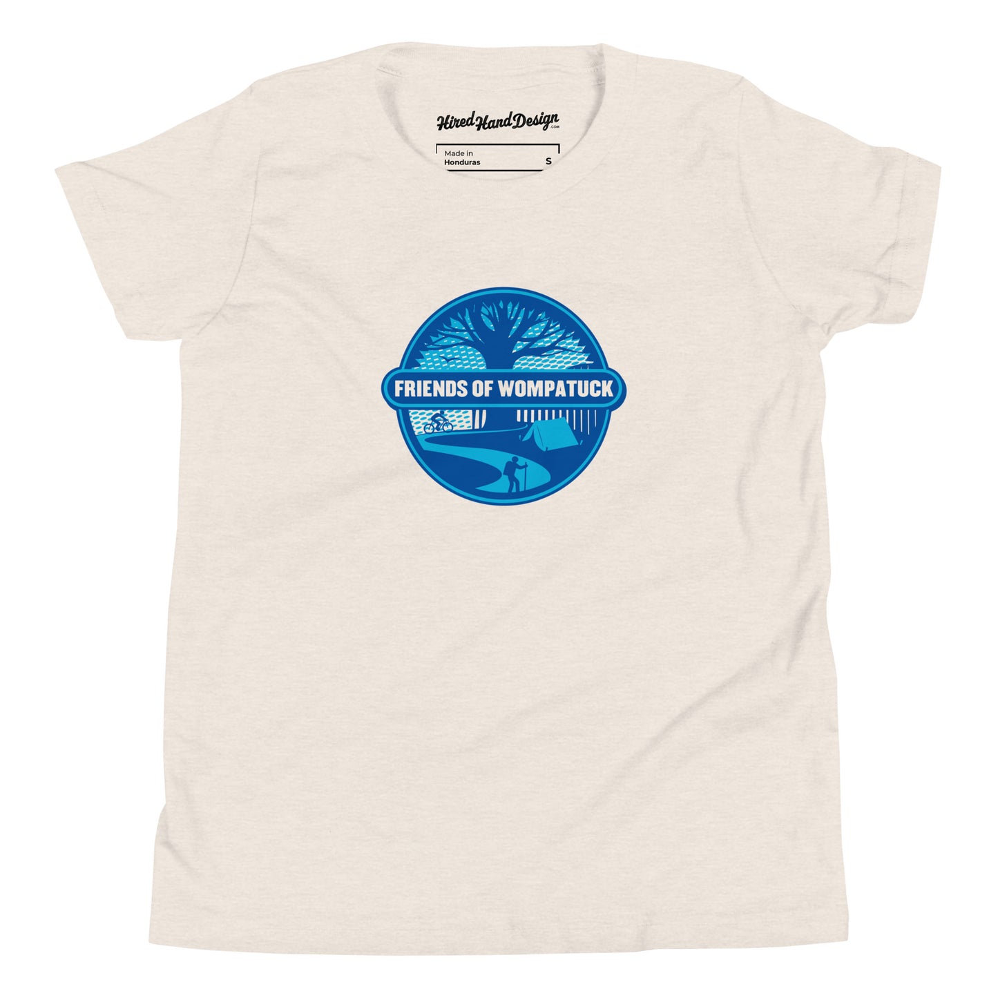 FOW: Youth Short Sleeve T-Shirt / Blue Logo w/ Light Tee