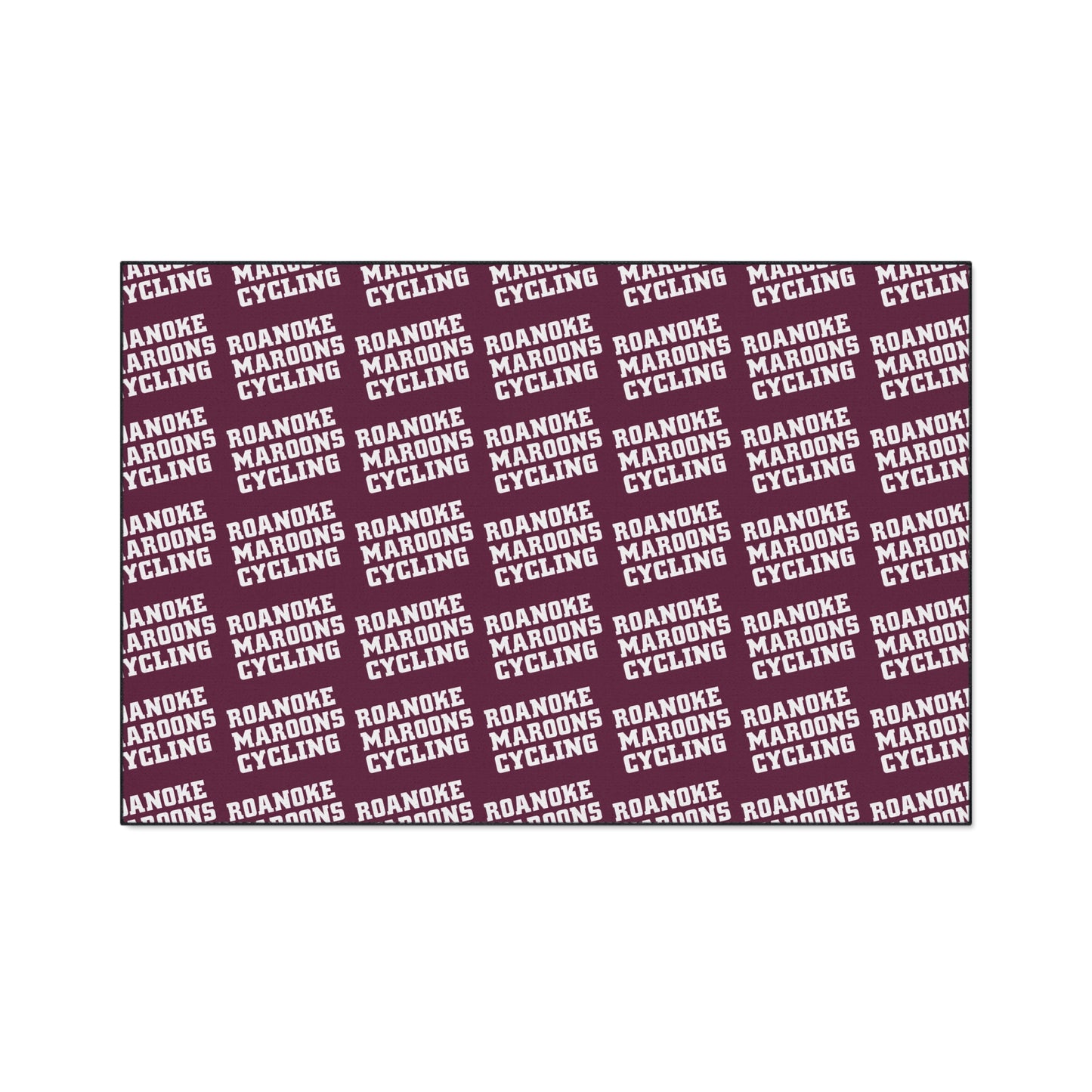 Roanoke Cycling: Heavy Duty Floor Mat / Repeating Pattern / 2 Sizes