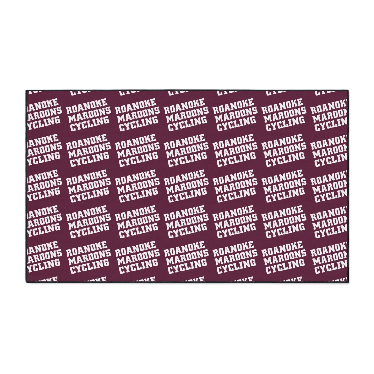 Roanoke Cycling: Heavy Duty Floor Mat / Repeating Pattern / 2 Sizes