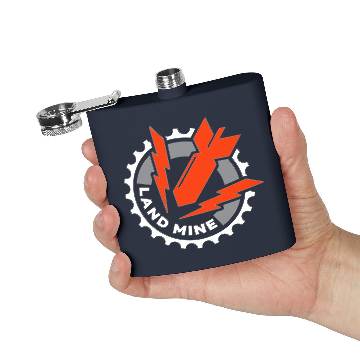 Landmine: Stainless Steel Flask, 6oz