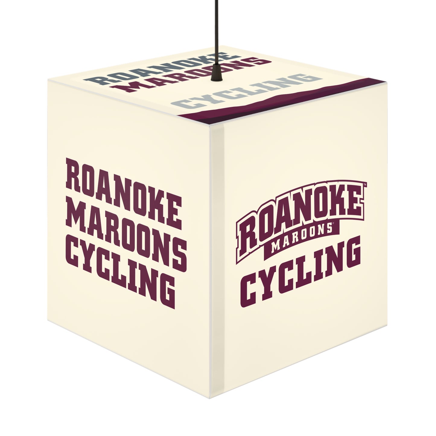 Roanoke Cycling: Light Cube Lamp