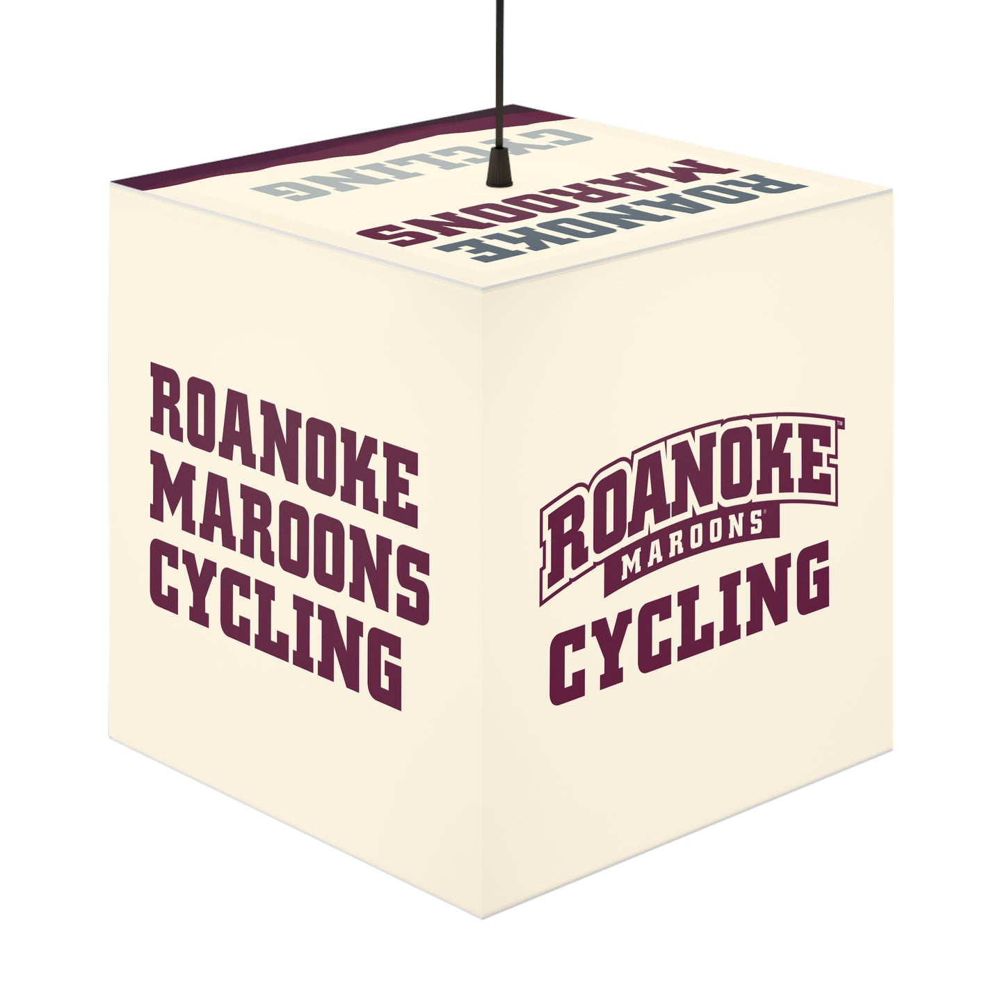 Roanoke Cycling: Light Cube Lamp