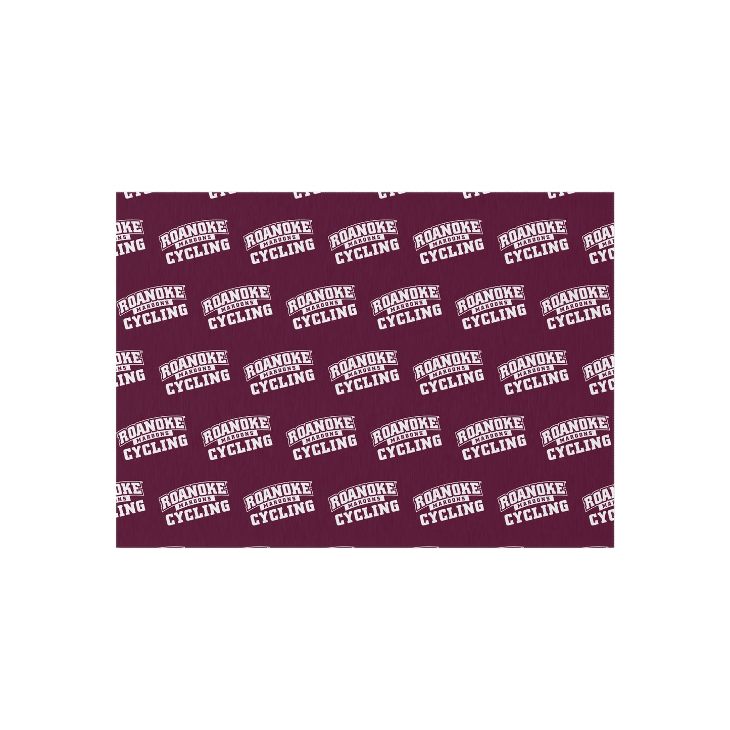 Roanoke Cycling: Light-Weight Rug / Repeating Logo