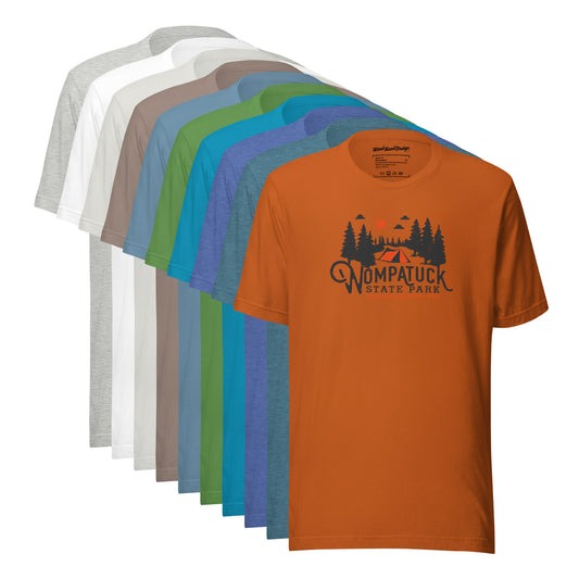 Wompatuck State Park: Unisex T-shirt / Vintage Postcard