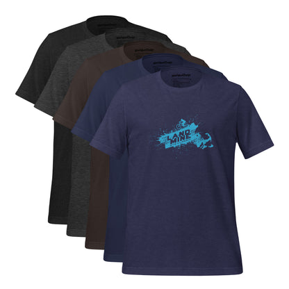 LandmineMTB: Unisex T-shirt / Blue Muddy MA