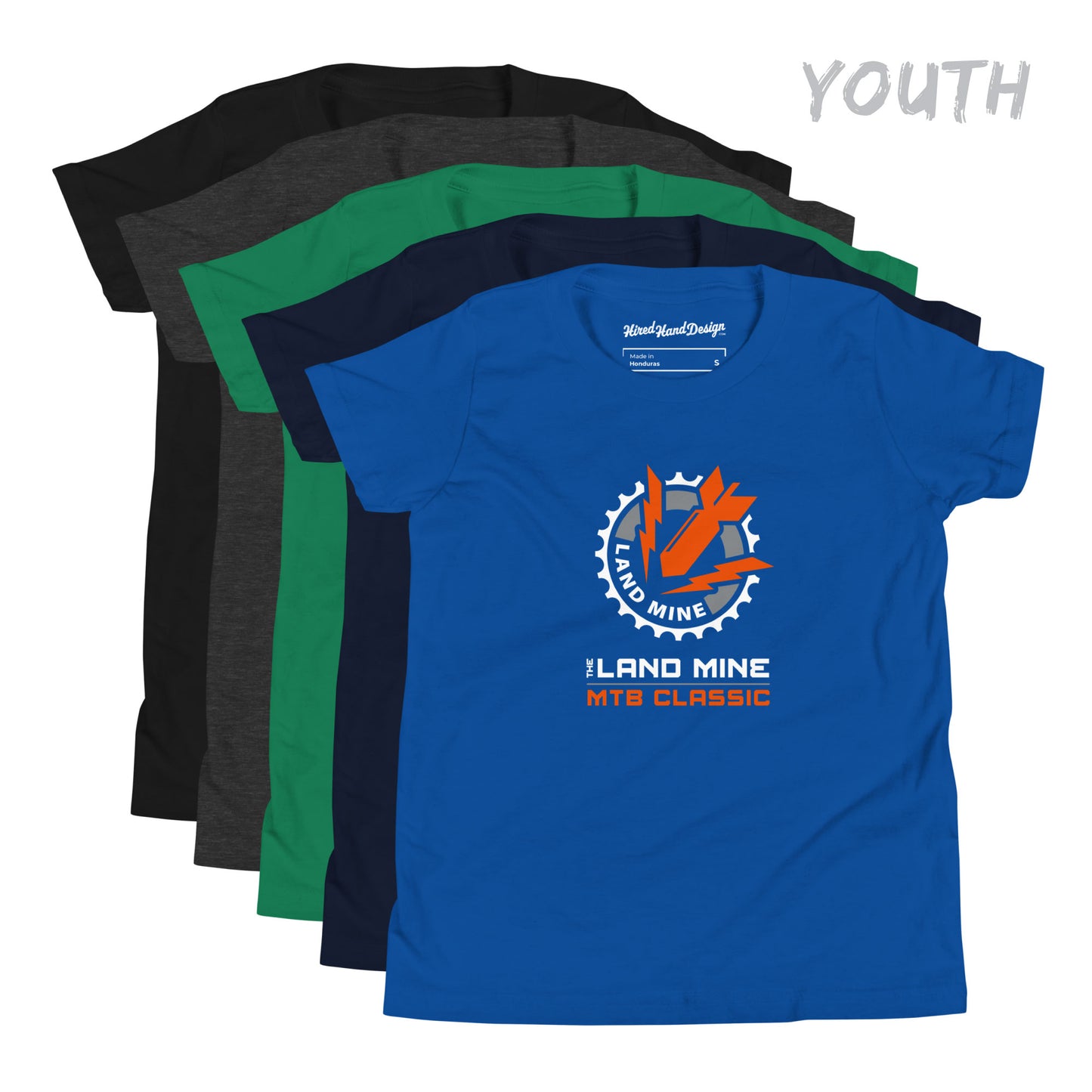 Landmine MTB: Youth Short Sleeve T-Shirt / Classic Logo