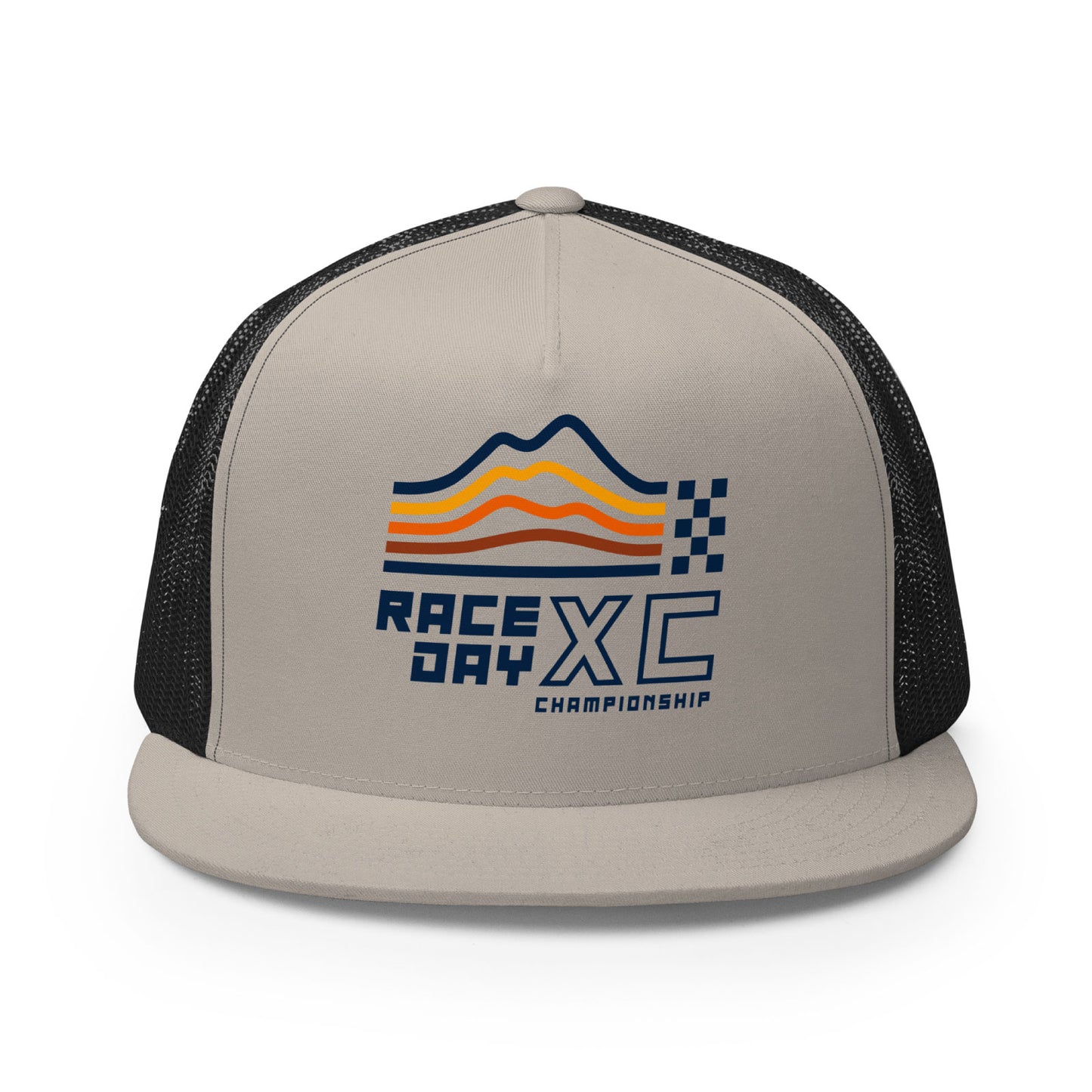 RaceDay XC: Flat Bill Trucker Cap / Classic Logo