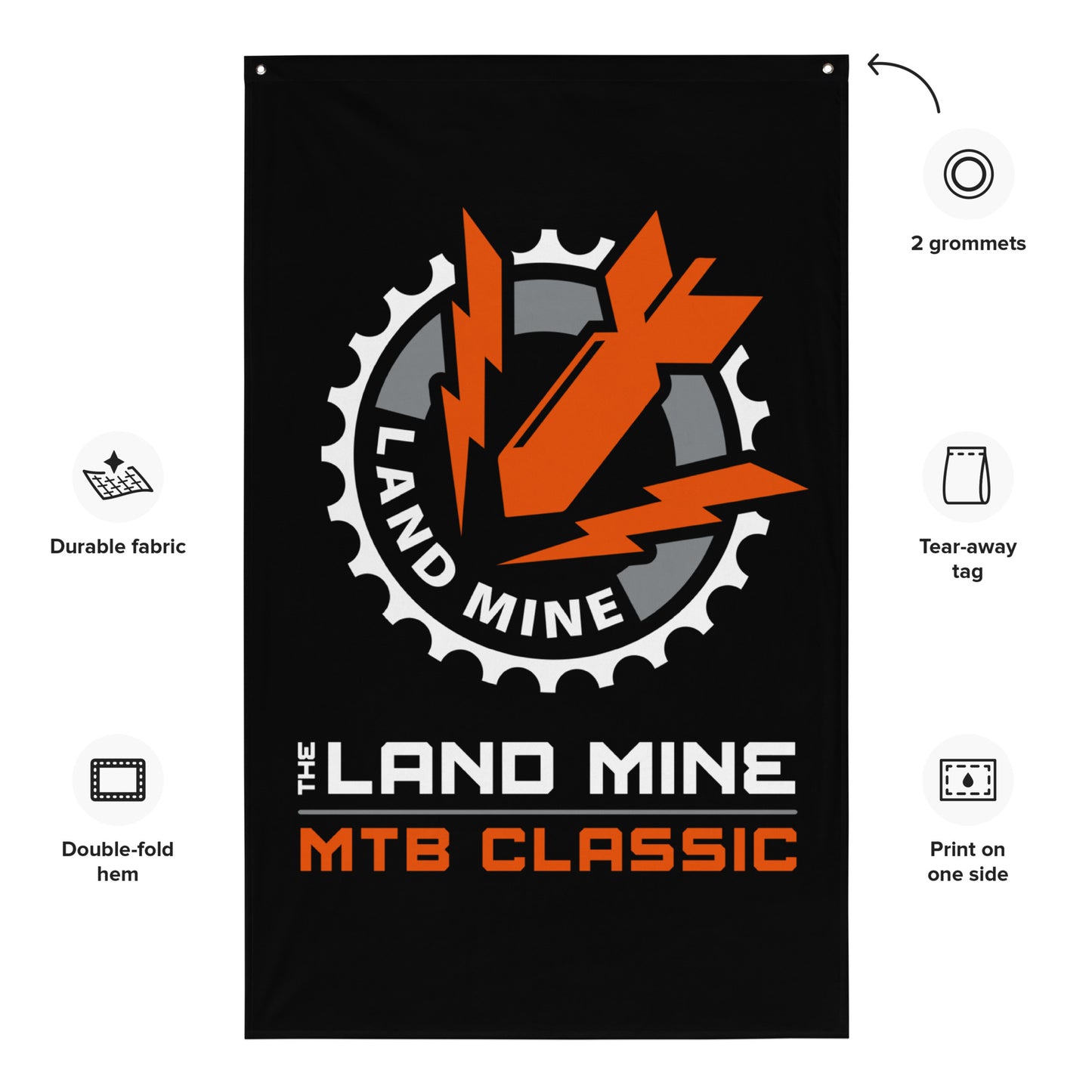 LandmineMTB: Flag / Vertical