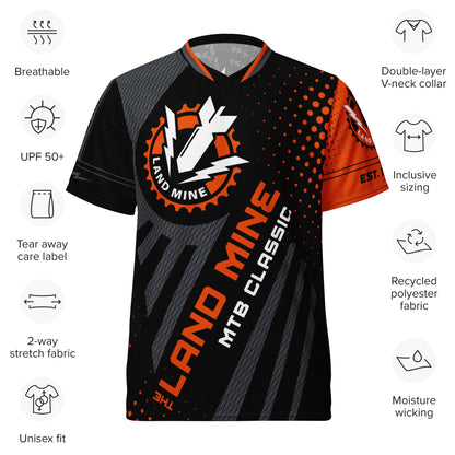 Landmine MTB: Unisex Trail Jersey / Retro 2016