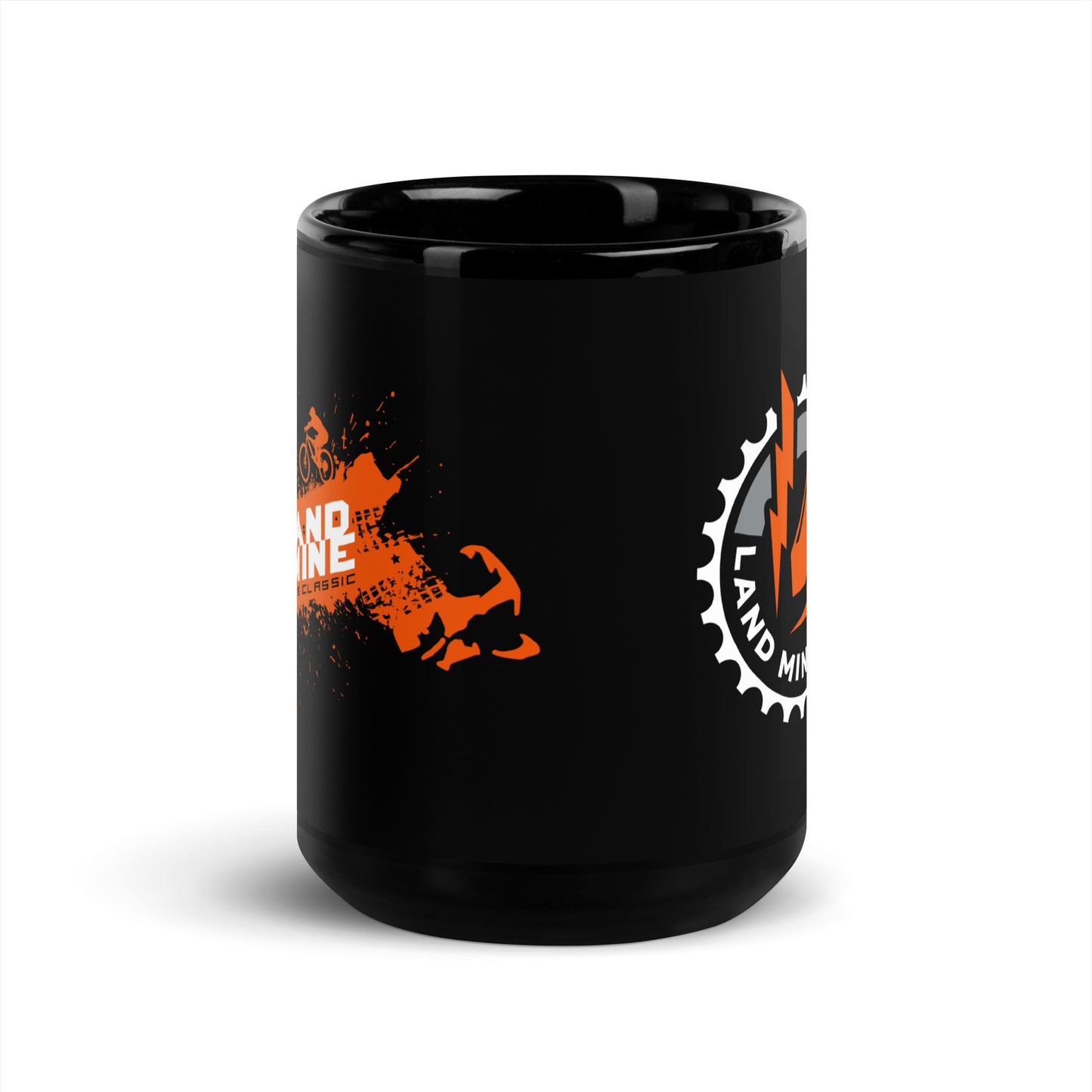 LandmineMTB: 15 oz Black Glossy Mug