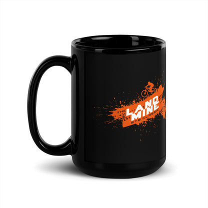 LandmineMTB: 15 oz Black Glossy Mug