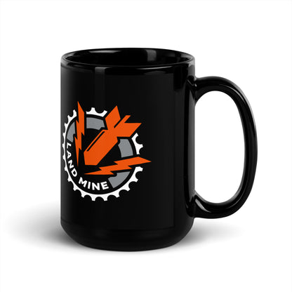 LandmineMTB: 15 oz Black Glossy Mug