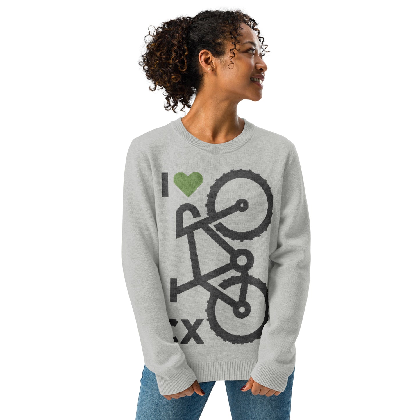 I 💚 CX: Knitted Sweater / Grey