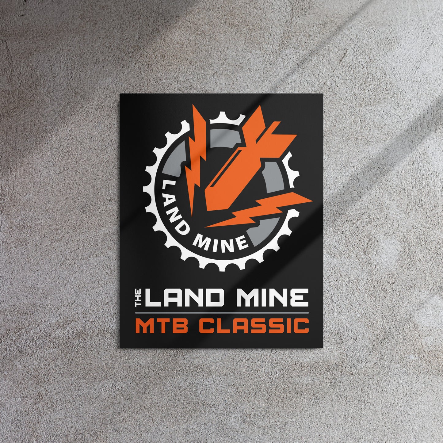 Landmine MTB: Metal Print / Classic Logo