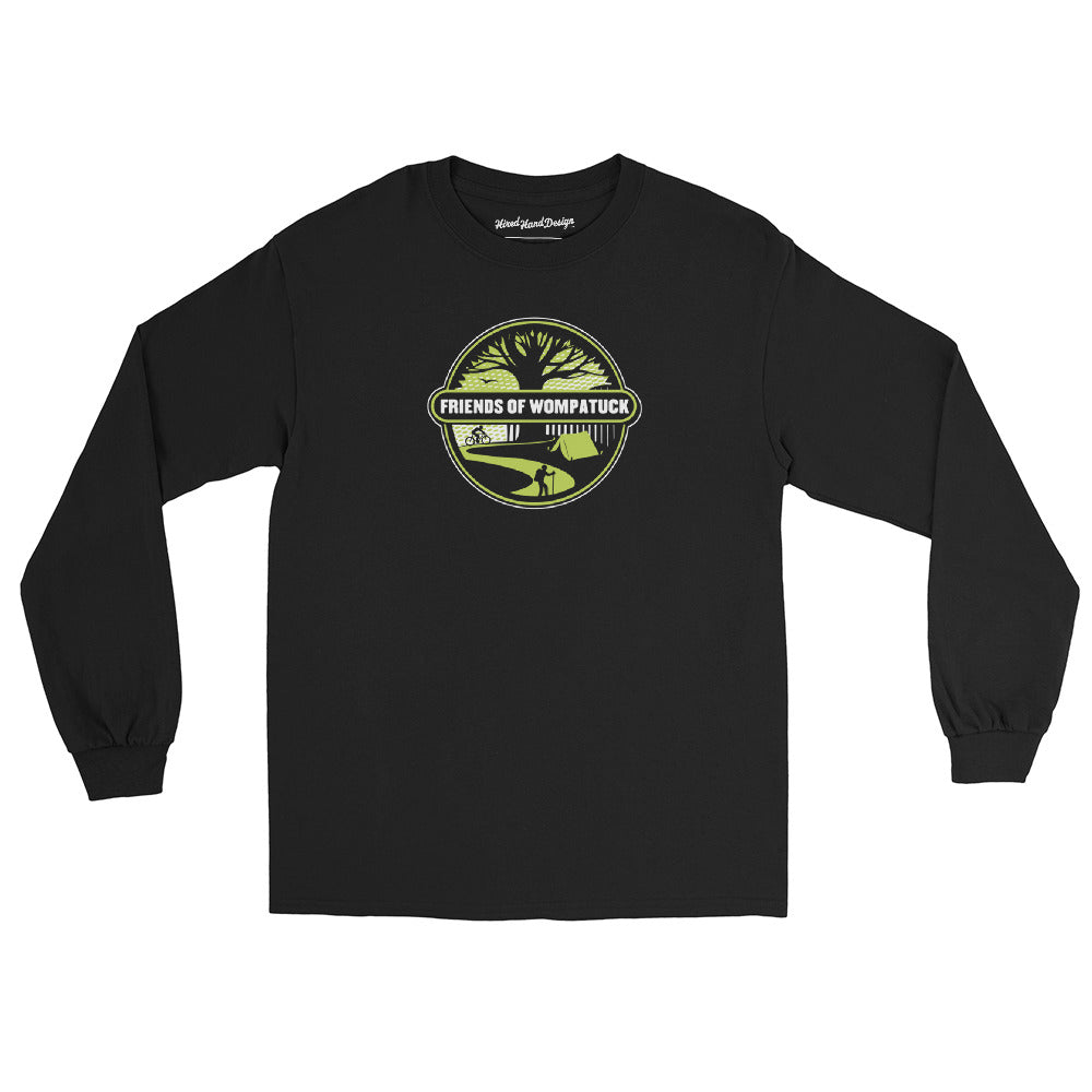 FOW: Men’s Long Sleeve Shirt / Green Logo w/ Dark Tee