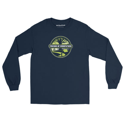 FOW: Men’s Long Sleeve Shirt / Green Logo w/ Dark Tee