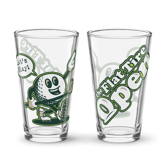 Flat Tire Open: Pint Glass