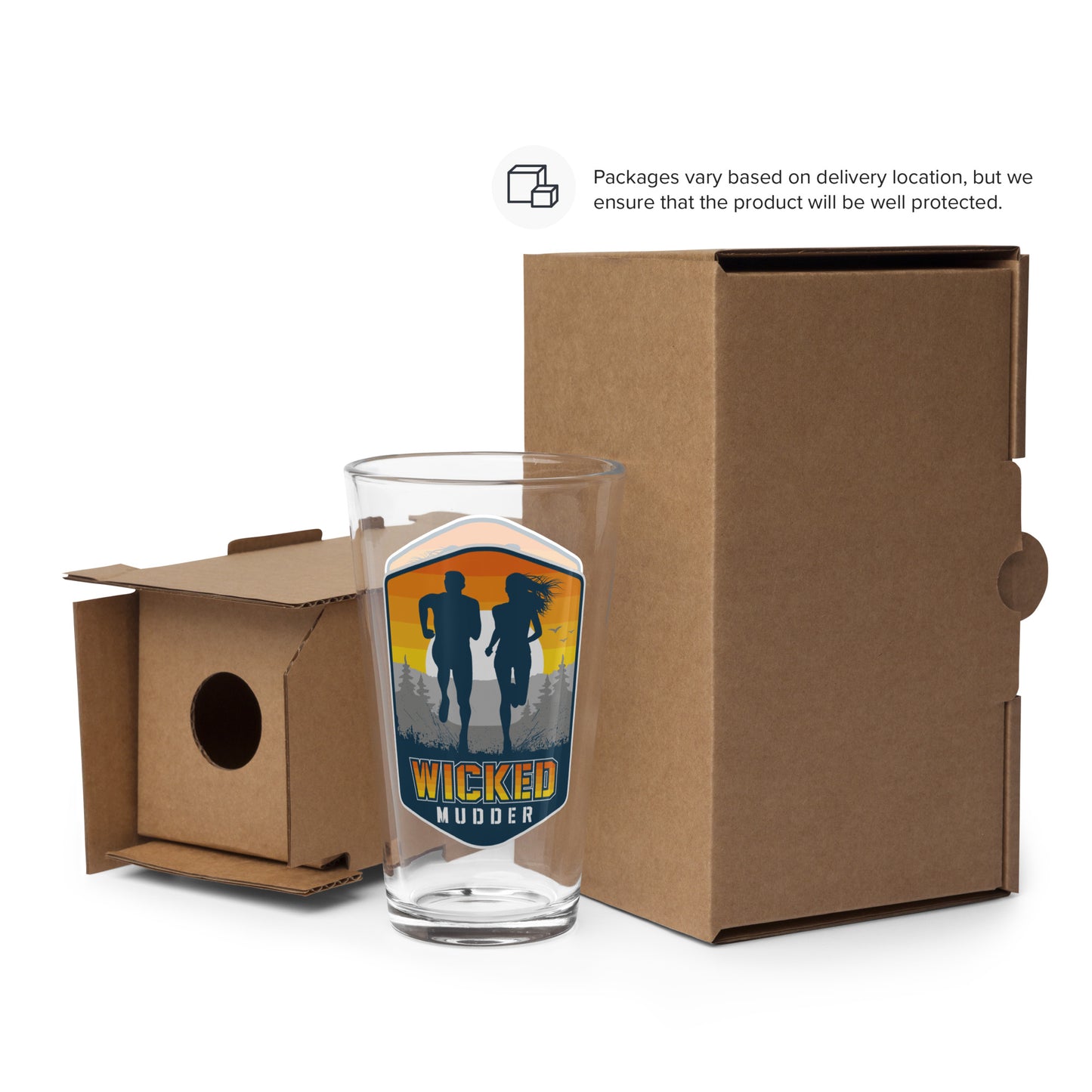 Wicked Mudder: Pint Glass