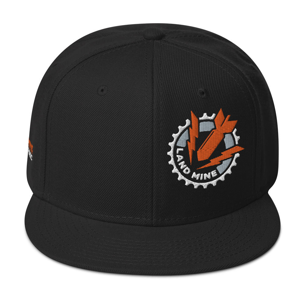 LandmineMTB: Snapback Hat w/ Flat Bill