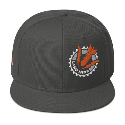 LandmineMTB: Snapback Hat w/ Flat Bill