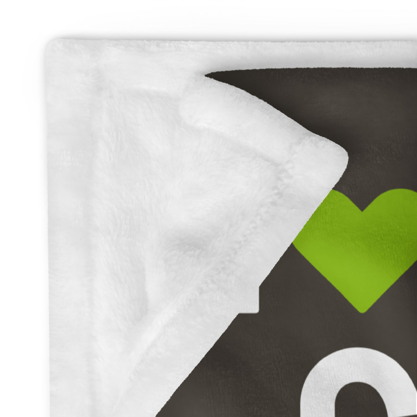 I 💚 CX: Throw Blanket / Charcoal