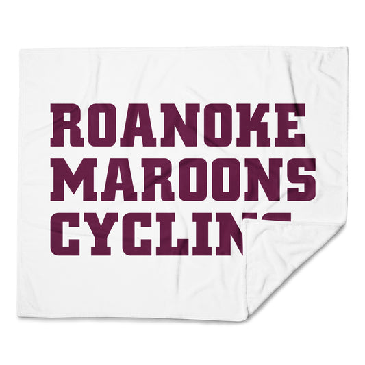 Roanoke Cycling: Light-Weight Throw Blanket / White