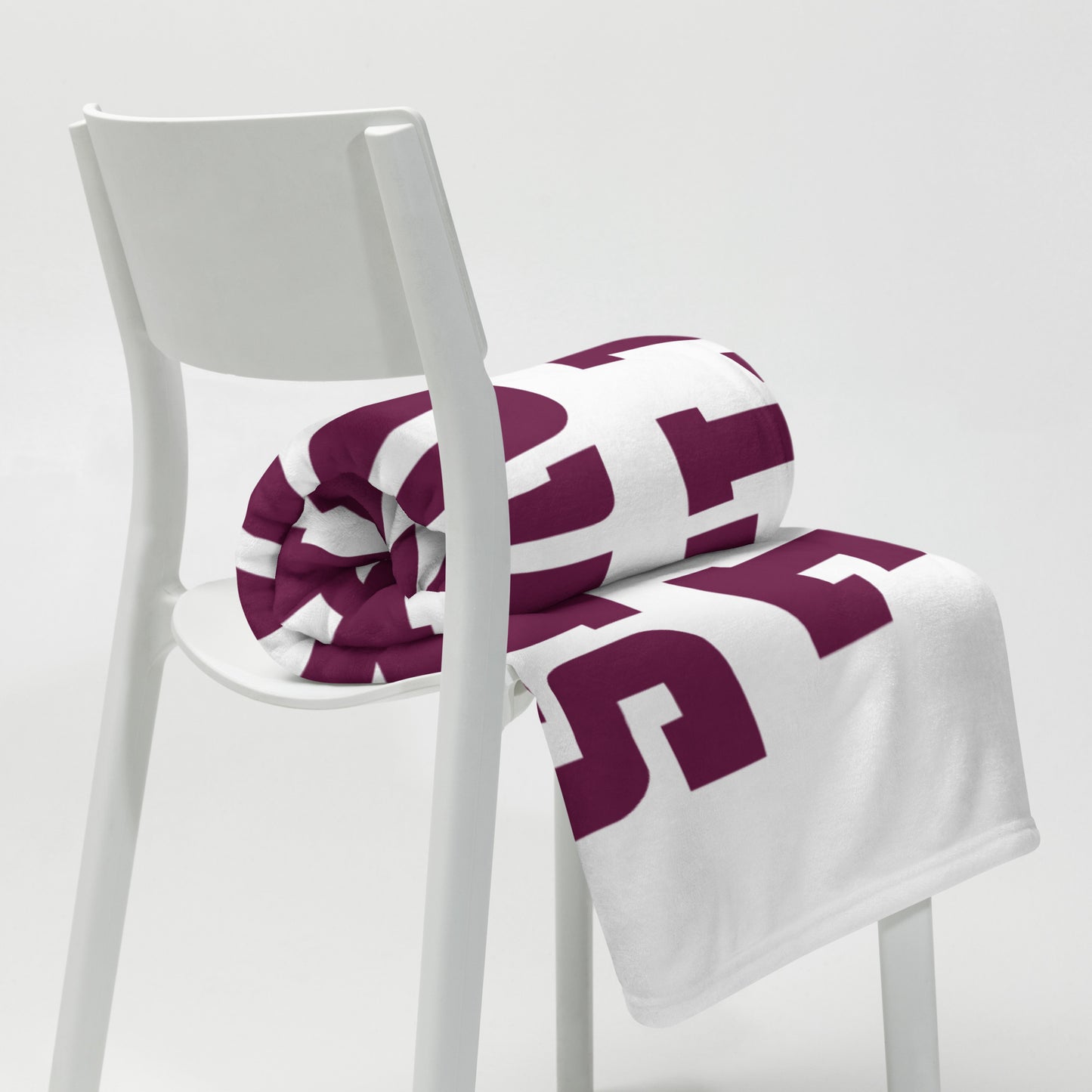 Roanoke Cycling: Light-Weight Throw Blanket / White