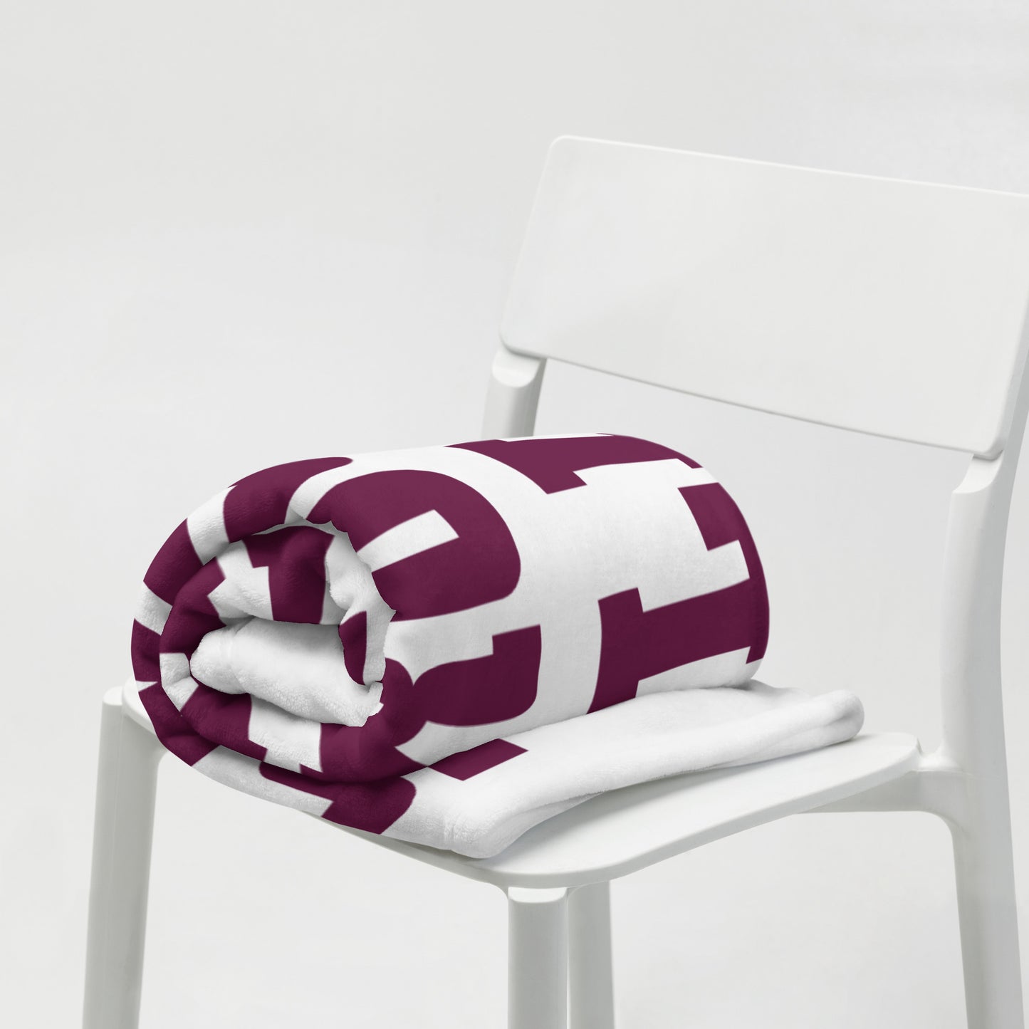 Roanoke Cycling: Light-Weight Throw Blanket / White