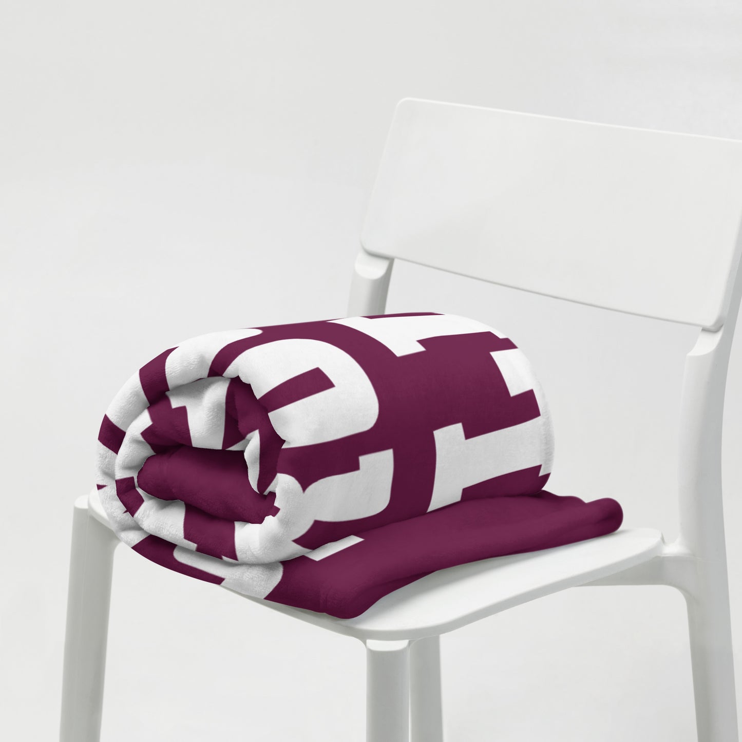 Roanoke Cycling: Light-Weight Throw Blanket / Maroon