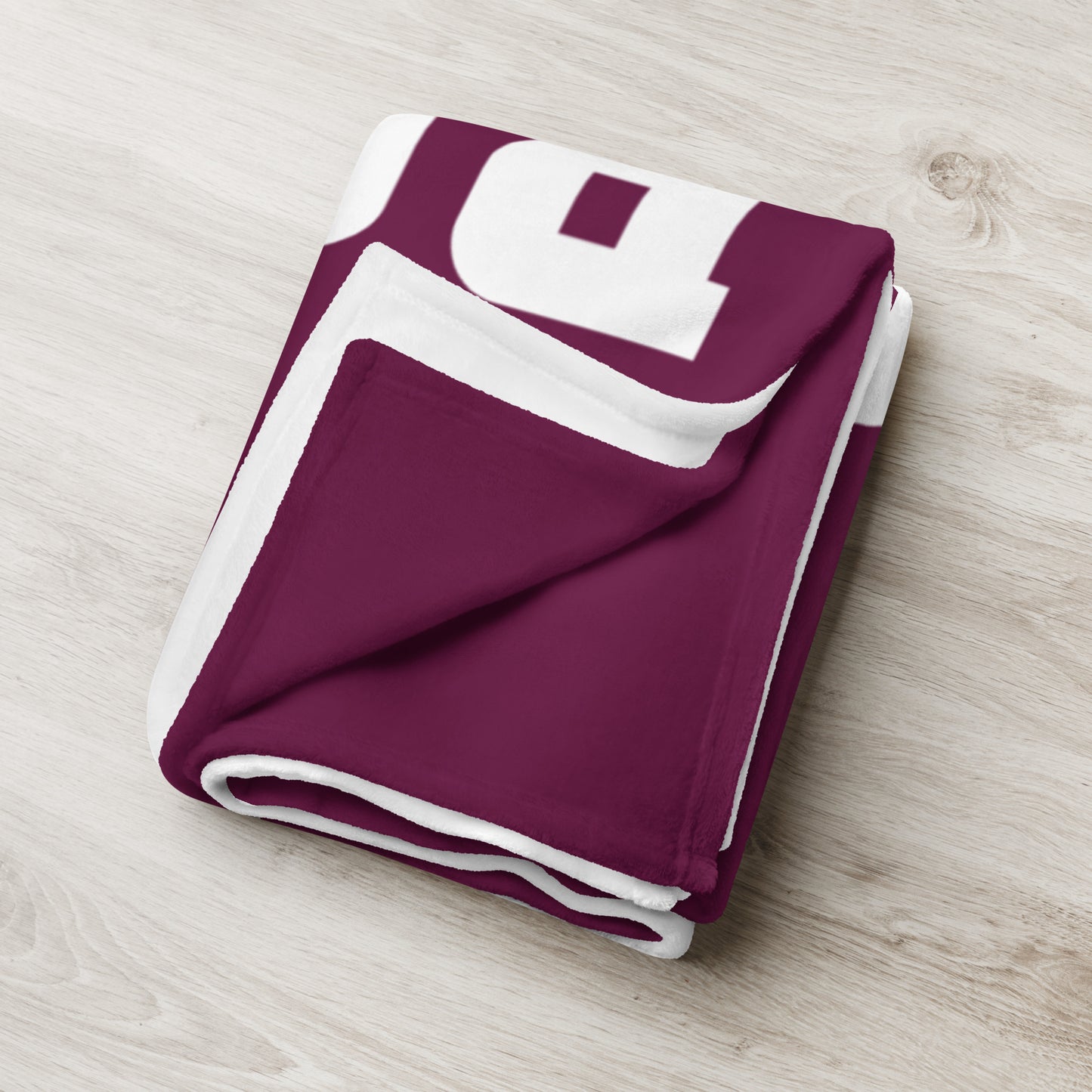 Roanoke Cycling: Light-Weight Throw Blanket / Maroon