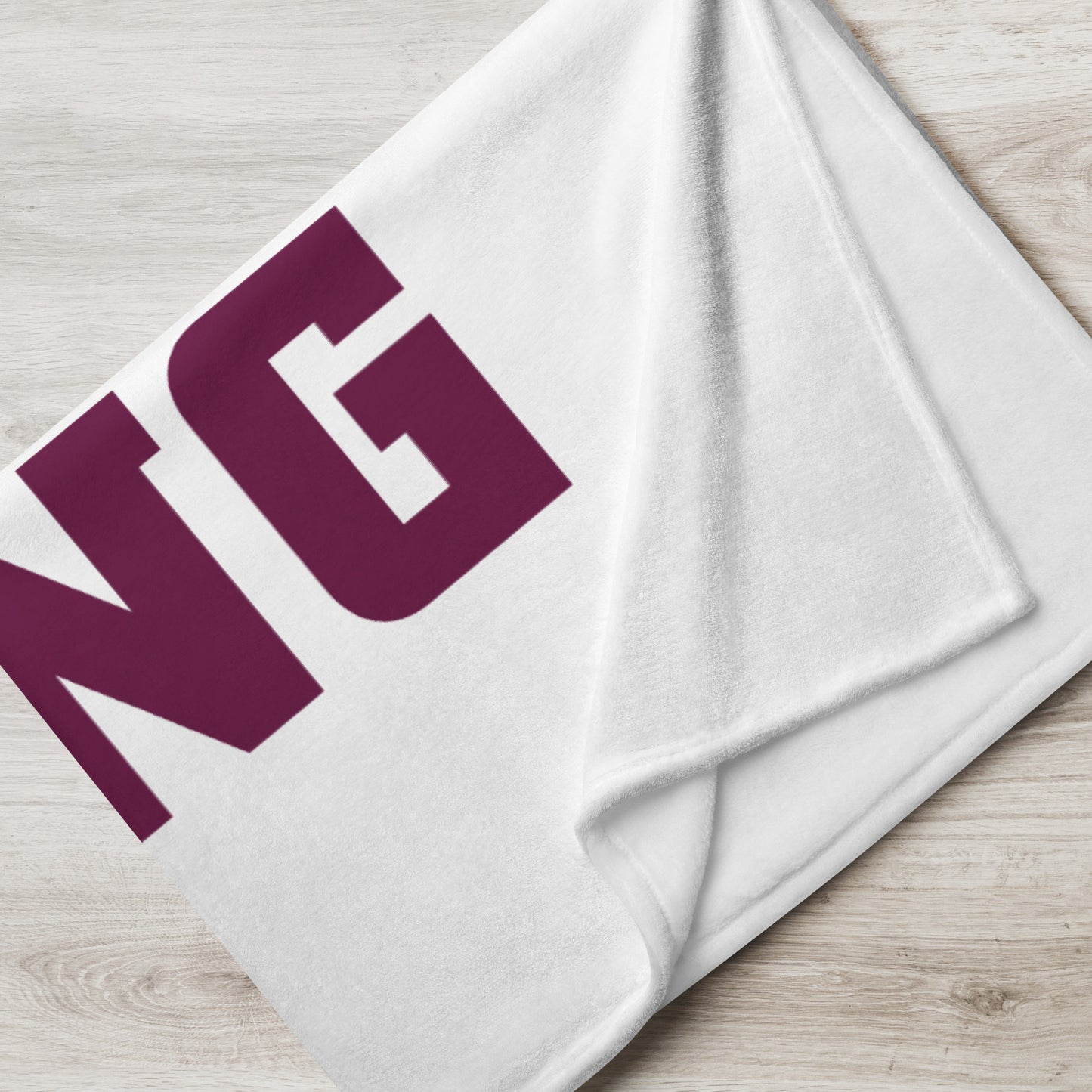 Roanoke Cycling: Light-Weight Throw Blanket / White