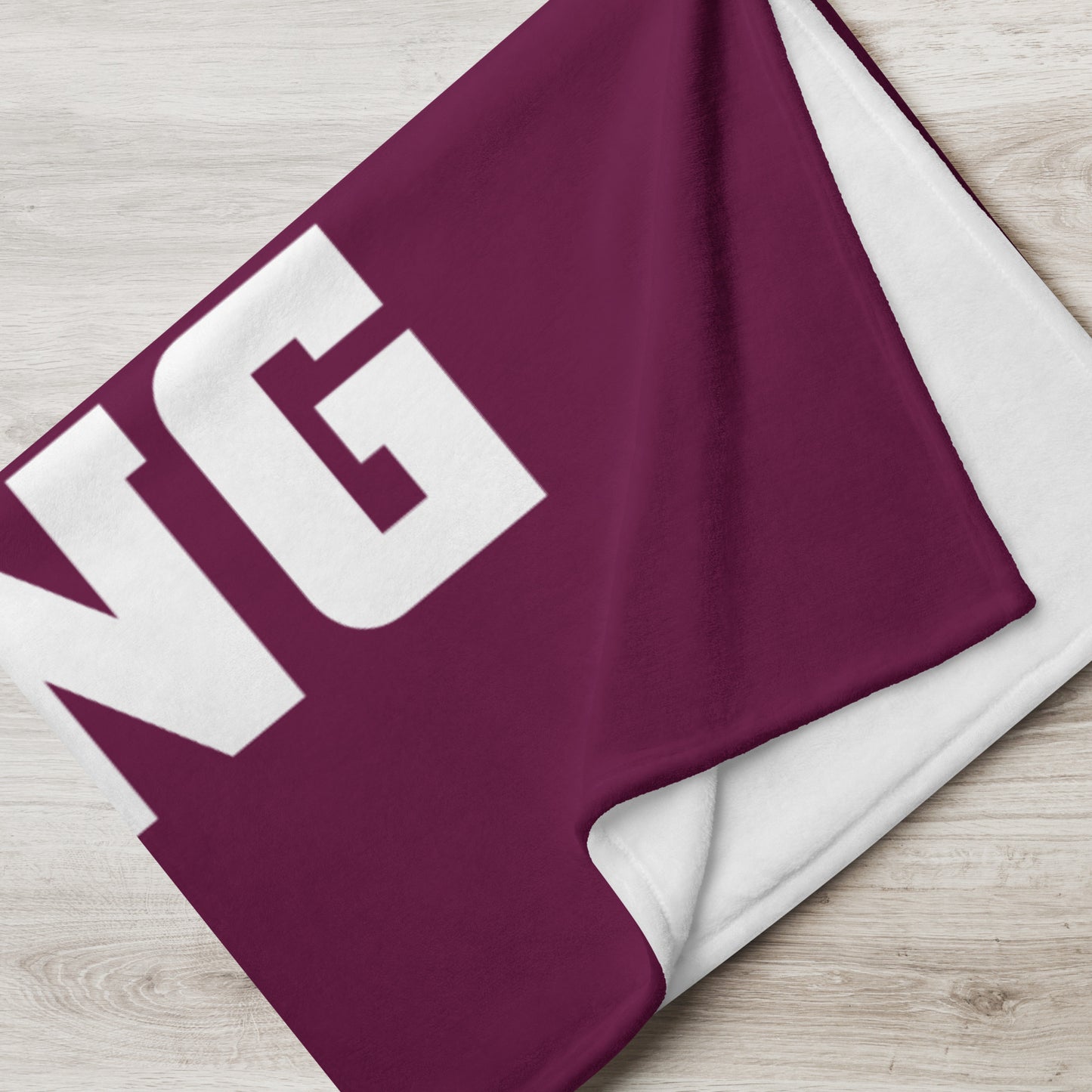 Roanoke Cycling: Light-Weight Throw Blanket / Maroon