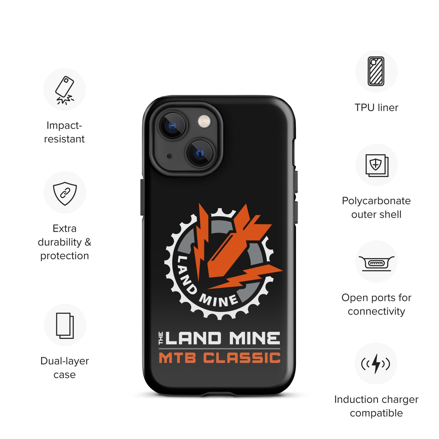 LandmineMTB: Tough Case for iPhone® / Classic Logo