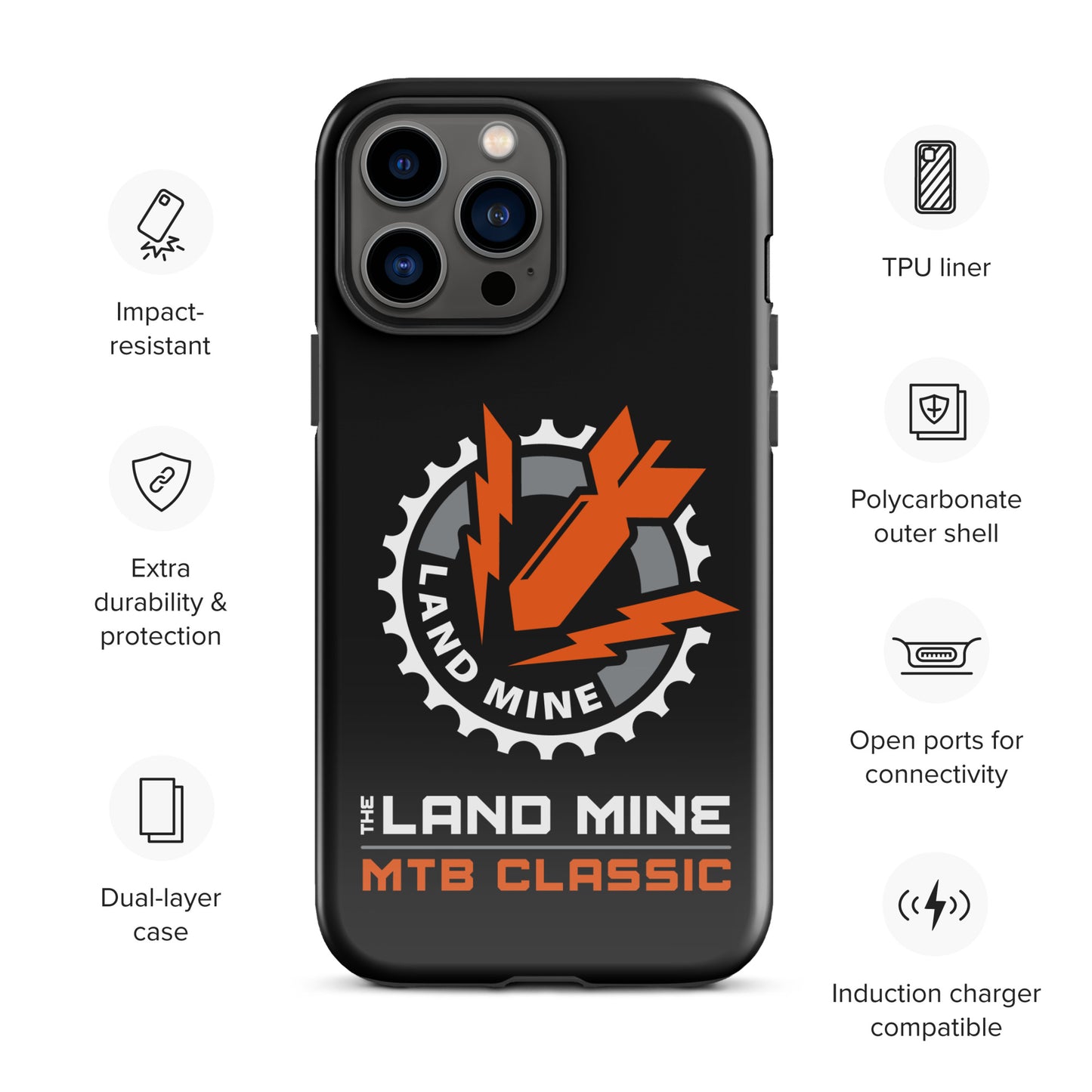 LandmineMTB: Tough Case for iPhone® / Classic Logo