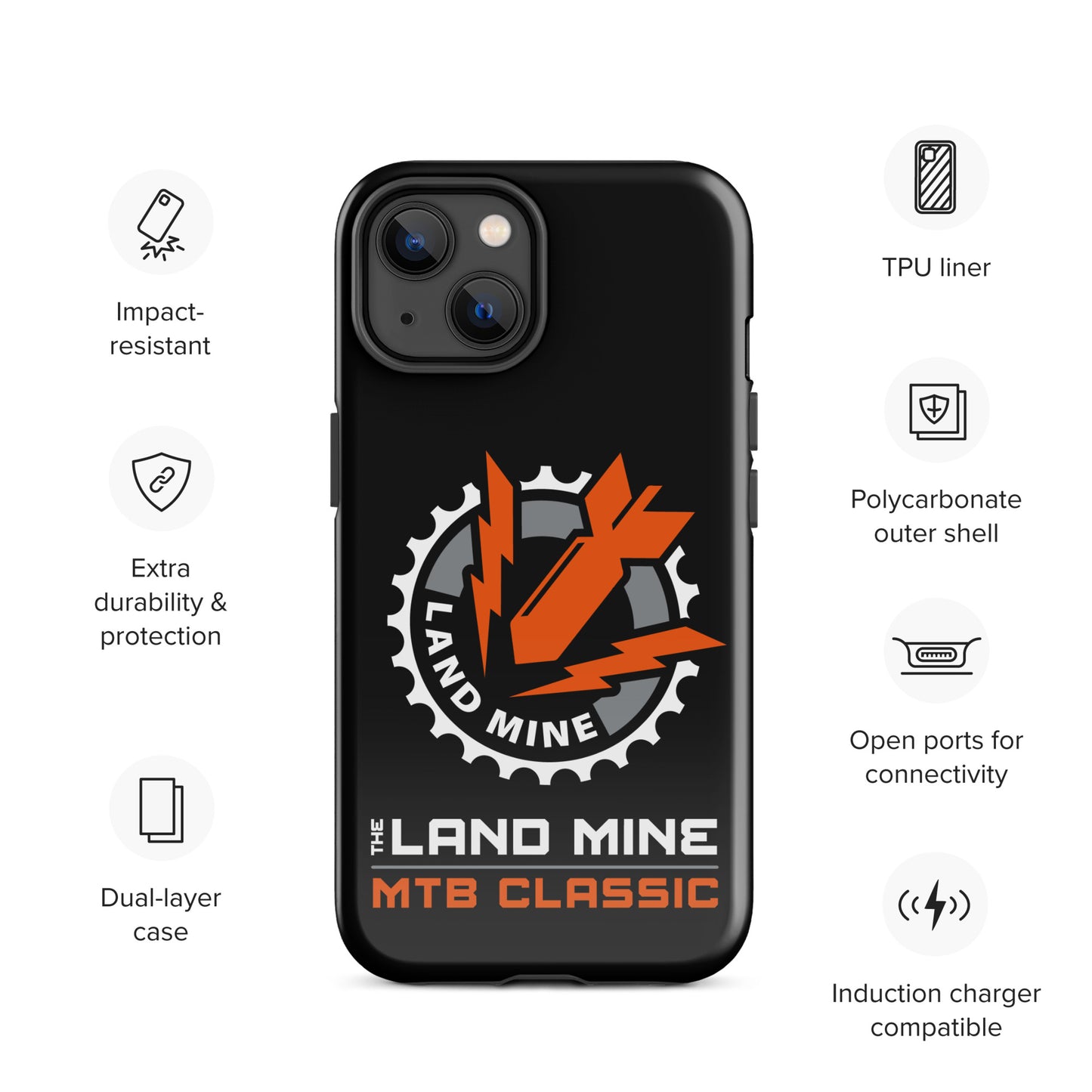 LandmineMTB: Tough Case for iPhone® / Classic Logo