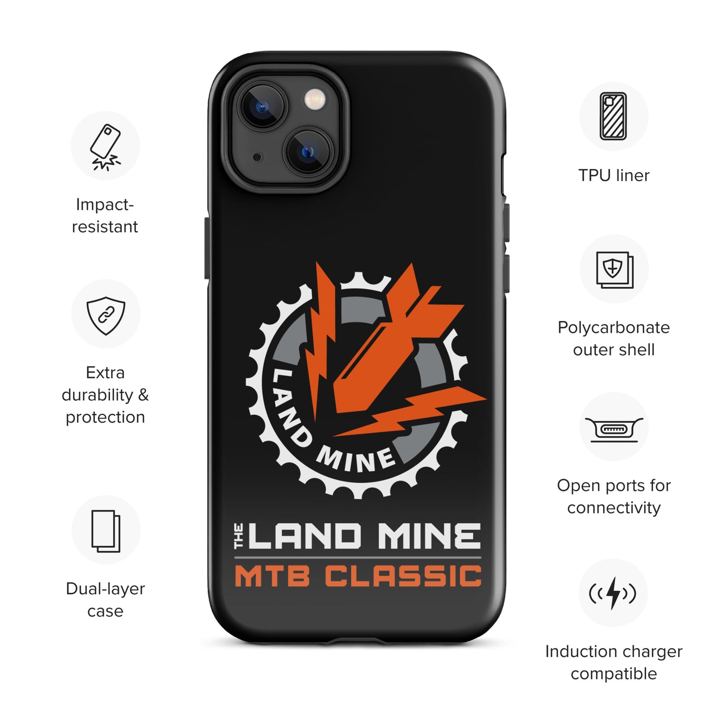 LandmineMTB: Tough Case for iPhone® / Classic Logo