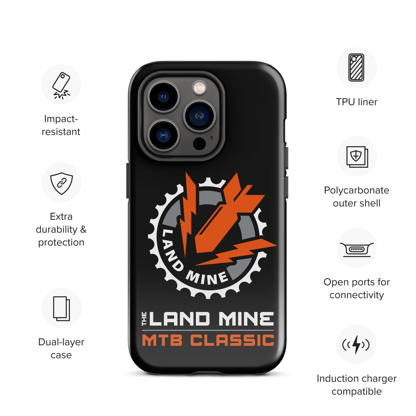 LandmineMTB: Tough Case for iPhone® / Classic Logo