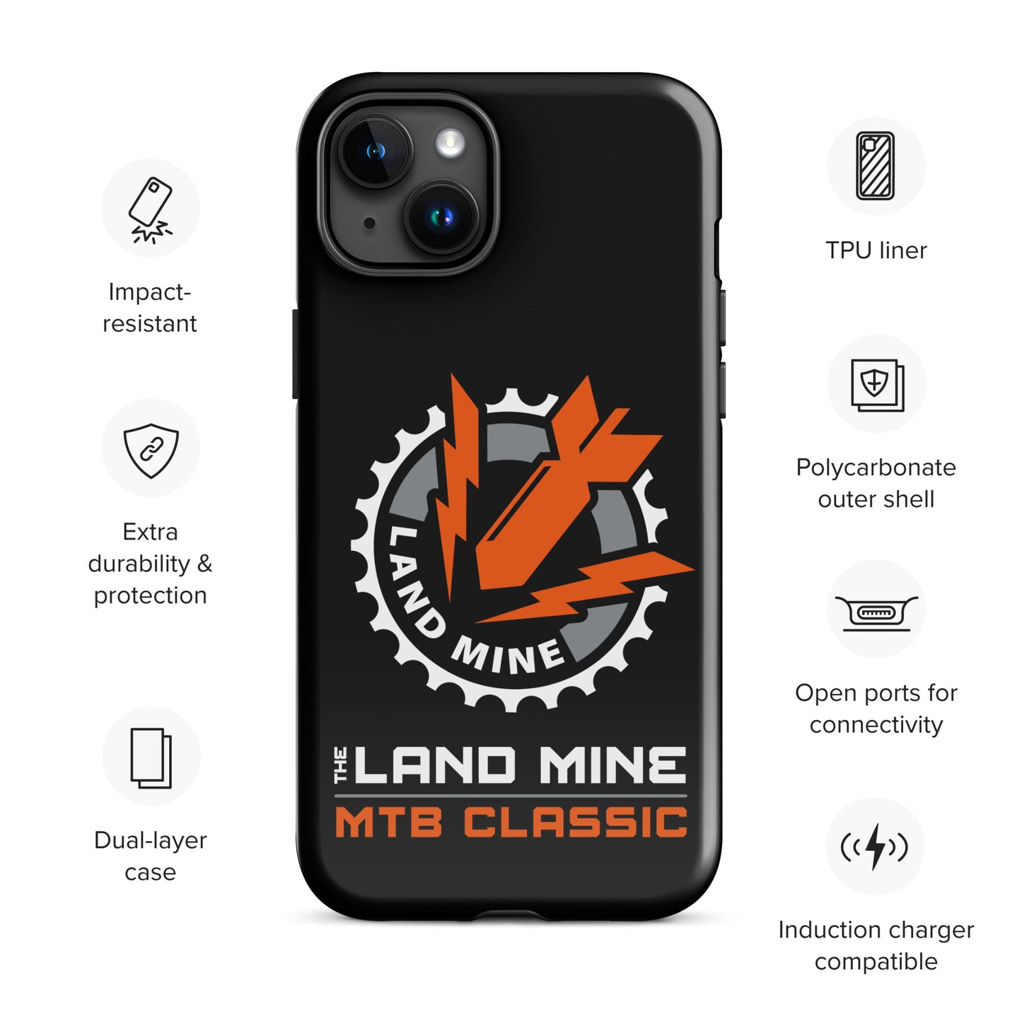 LandmineMTB: Tough Case for iPhone® / Classic Logo