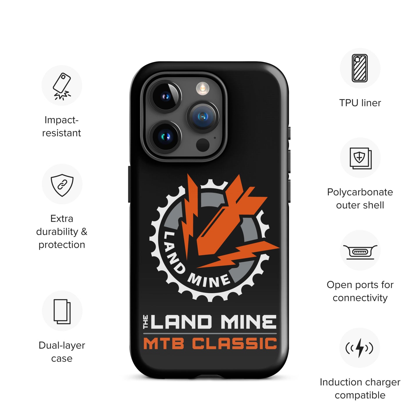 LandmineMTB: Tough Case for iPhone® / Classic Logo